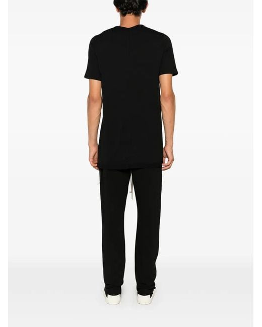 Rick Owens Black Seam-Detail T-Shirt for men