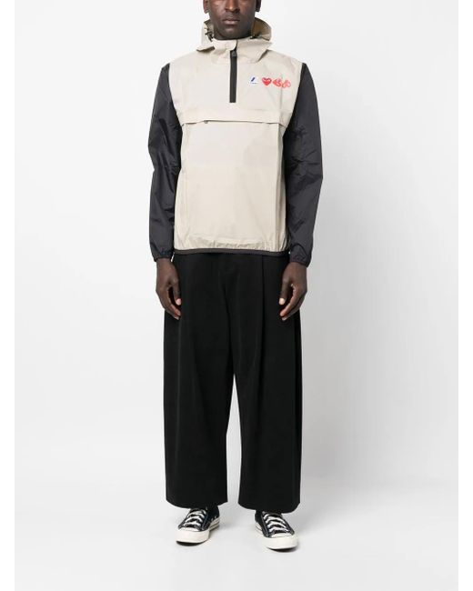 COMME DES GARÇONS PLAY Natural Hooded Pullover Jacket