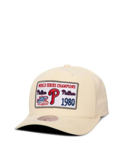 Mitchell & Ness Pink Philadelphia Phillies 1980 Curved Peak Cap for men