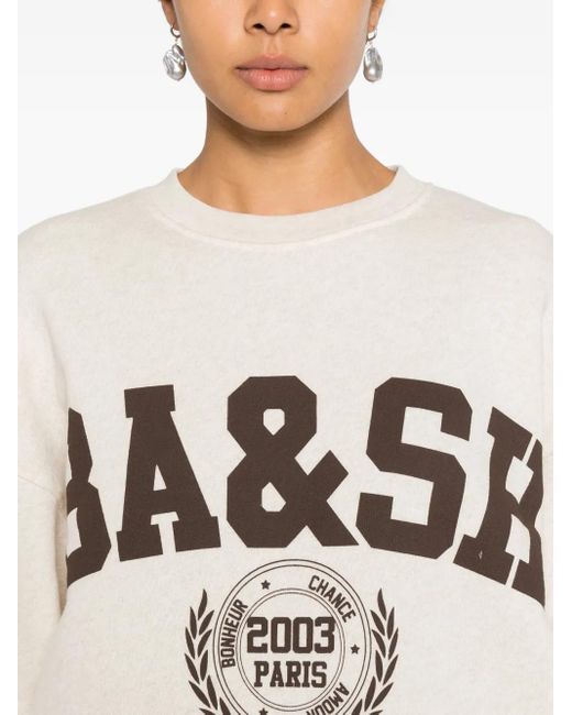 Ba&sh Natural Sweat À Logo