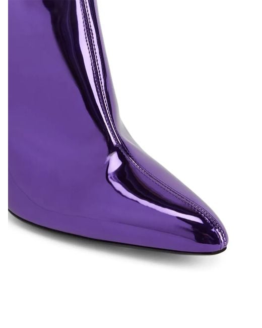 Giuseppe Zanotti Purple 105Mm Brytta Boots