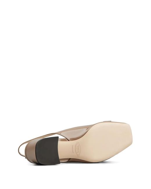 Tod's Natural With Heel