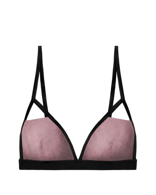 Undress Purple Be Unique Triangle-Cup Bra