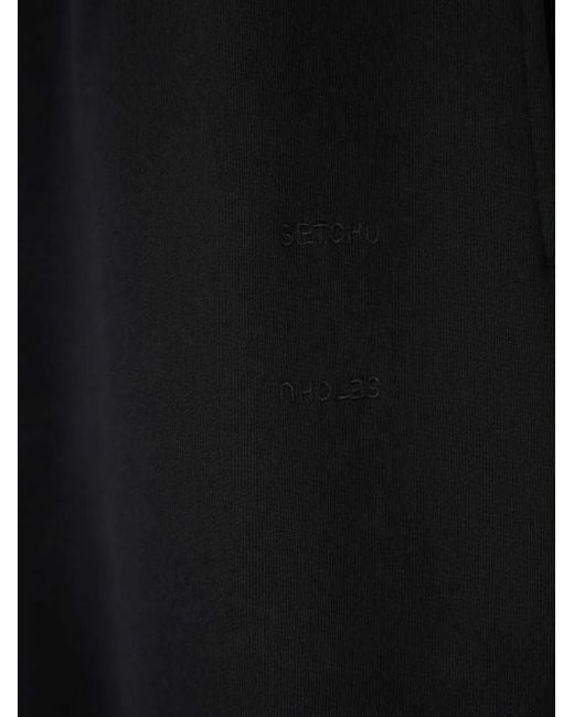 Setchu Black U252p043c009100%co/rib97%co3%ea Brack for men