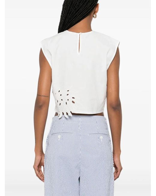 Pinko True Colors クロップドトップ White