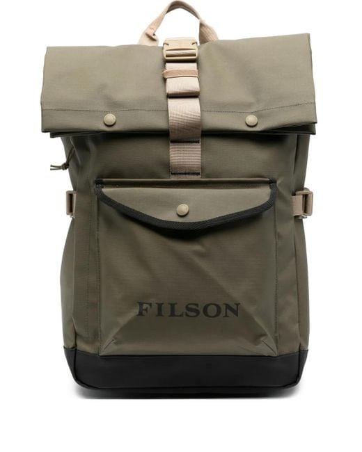 Zaino Scout Con Battente di Filson in Green