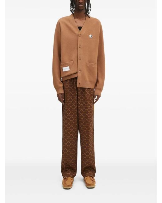 Cardigan À Patch Logo Aape By A Bathing Ape pour homme en coloris Brown