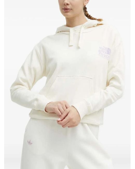 The North Face White Plastic Free Peaks Hoodie