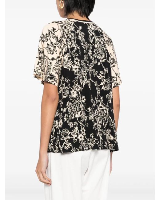 Johnny Was The Janie Favorite T-Shirt in het Black