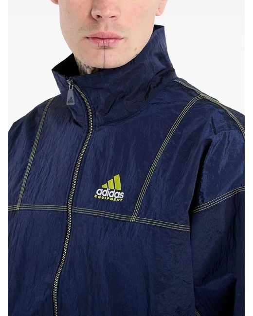 Adidas Blue Equipment Lightweight Jacket for men
