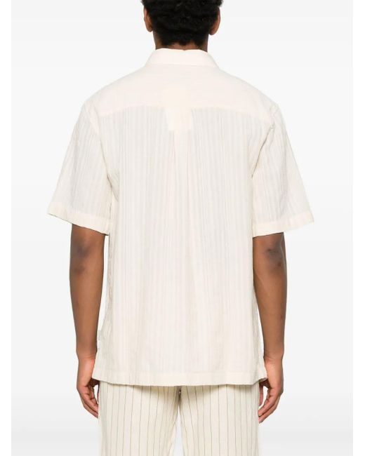 Les Deux Button-Down Overhemd in het White voor heren