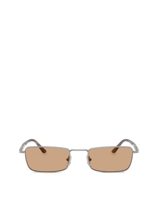 Persol Natural Rectangle Frame Sunglasses