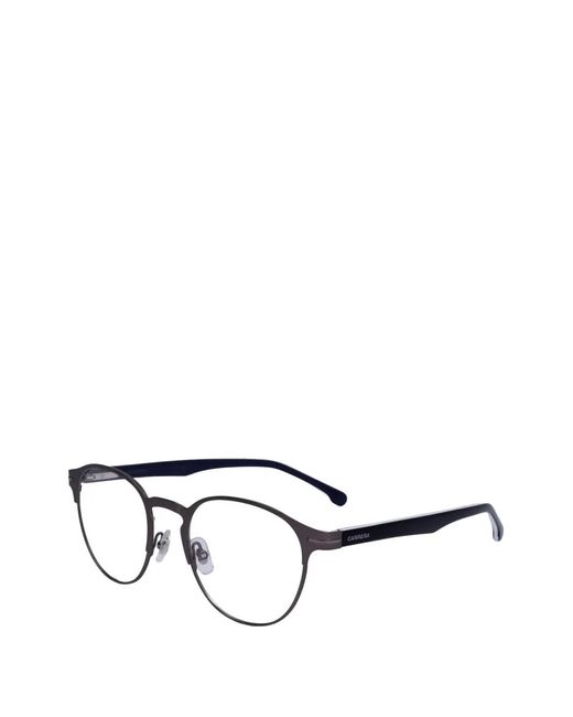 Carrera Gray Round-Frame Glasses for men