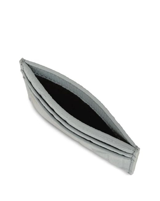 Karl Lagerfeld Gray Logo-Embossed Cardholder for men