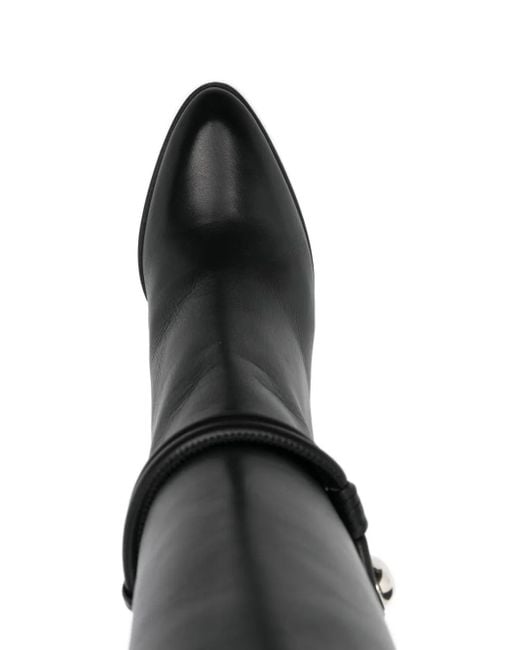 Isabel Marant Ieva Button High Boots Black