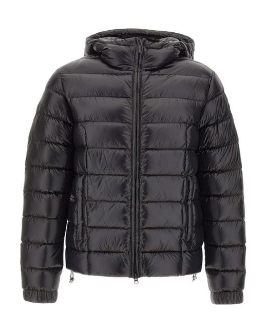 Colmar Gray Detachable-Hood Puffer Jacket for men