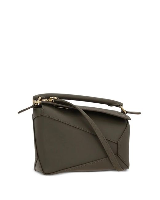 Loewe Black Puzzle Edge Mini Bag