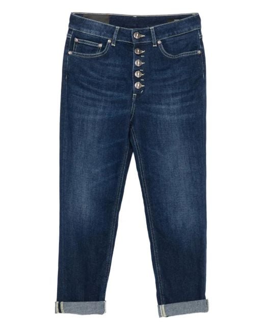 Dondup Blue Buttoned Jeans