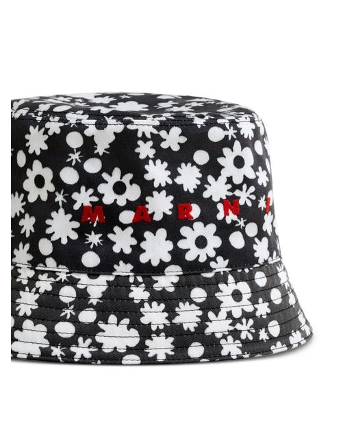 Marni Black Stylish Cotton Cap for men