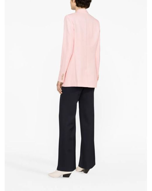 Casablanca Pink Double-Breasted Blazer