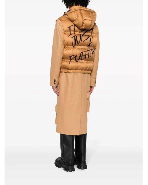 ROMEO HUNTE Natural It's Just A Puffer Padded Coat
