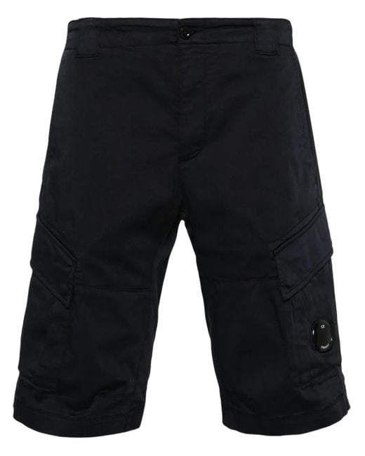 Short Cargo À Détail De Lentille C P Company pour homme en coloris Blue