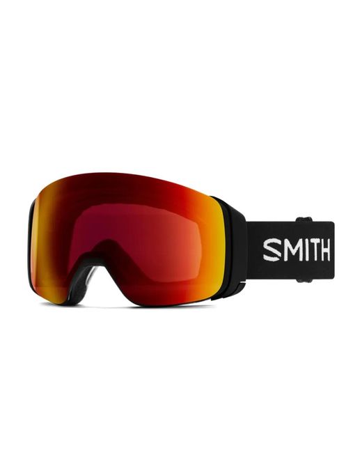 Smith Men's Red Lunettes De Soleil 4D Mag À Bride Logo
