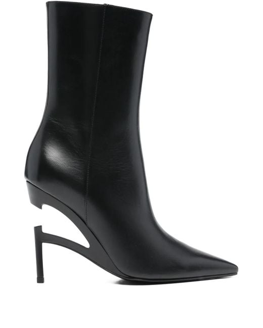 B1ARCHIVE Black 118Mm Point-Toe Sculpted-Heel Boots