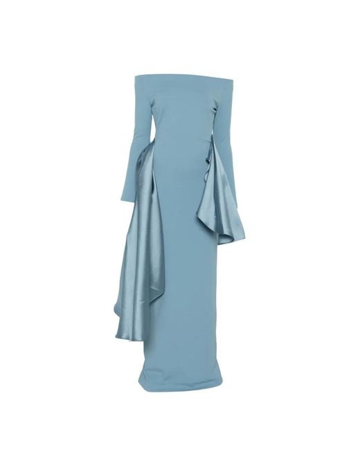 Solace London Blue Kiana Maxi Dress