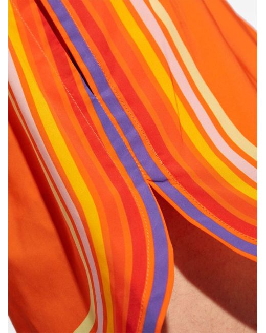 Bañador con rayas de arcoíris DSquared² de hombre de color Orange