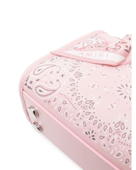 Bolso shopper Bandana mini Amiri de color Pink