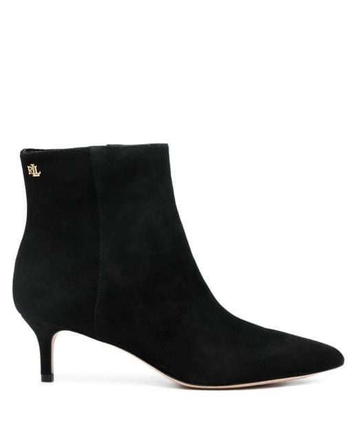 Ralph Lauren スエード アンクルブーツ Black