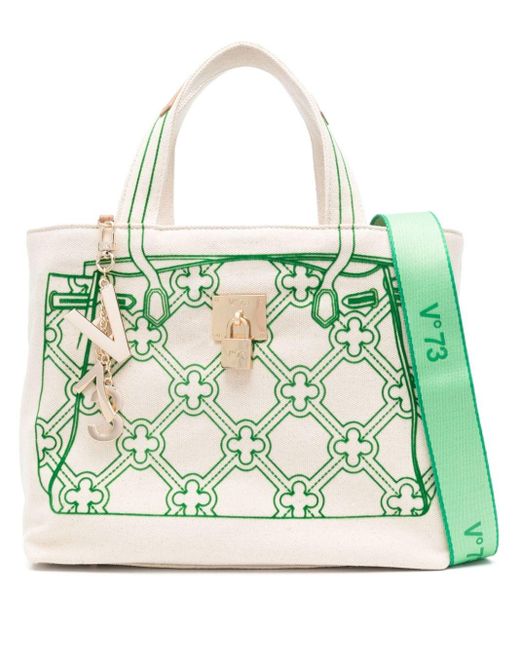 V73 Green Must Canvas Tote Bag