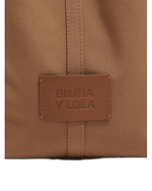 Bimba Y Lola Brown Large Chihuahua Tote Bag