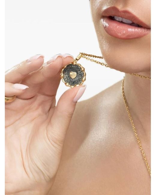 VRAM Metallic Hypha Heart Necklace