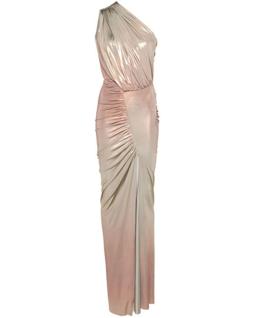 Robe longue asymétrique Hera à une épaule Rick Owens en coloris Natural