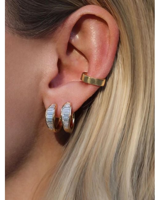 Anita Ko Brown Diamond-Baguette Earrings