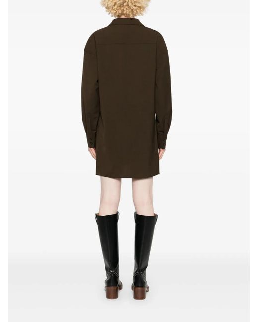 Philosophy Di Lorenzo Serafini Green Shift Mini Dress