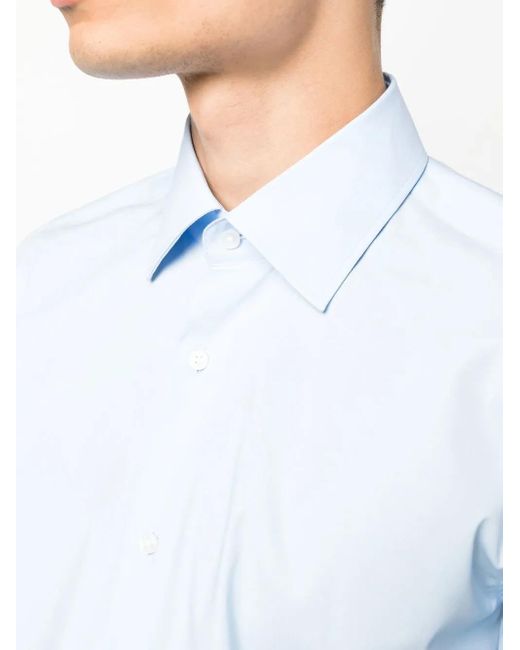 Boss Blue Kent Slim-Fit Shirt for men