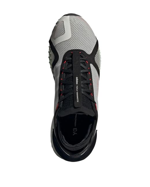 Y-3 Black X Adidas Runner 4D Iow Sneakers for men