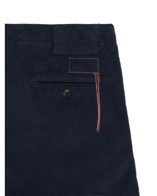 Fortela Blue Whisky Corduroy Trousers for men
