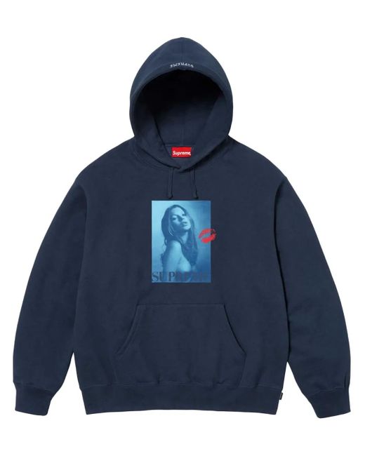 Hoodie Kate Moss Supreme pour homme en coloris Blue