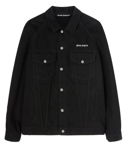 Palm Angels Black Jackets for men