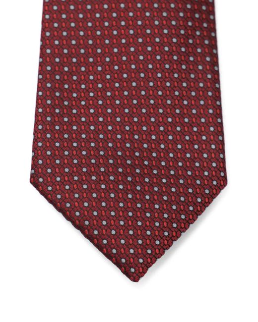 Canali Purple Patterned Wool Tie for men