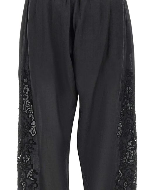Boss Blue Trika Embroidered Trousers