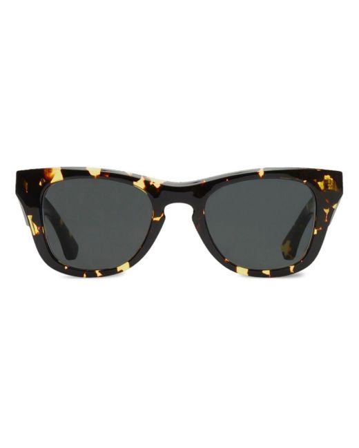 Burberry Black Arch Round-frame Sunglasses