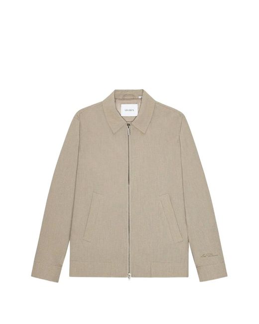 Les Deux Natural Como Zip-Up Bomber Jacket for men