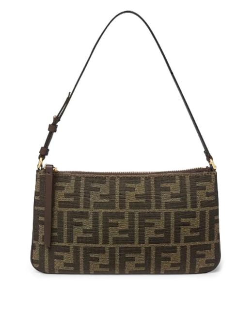 Fendi Brown "Baguette" Shoulder Bag
