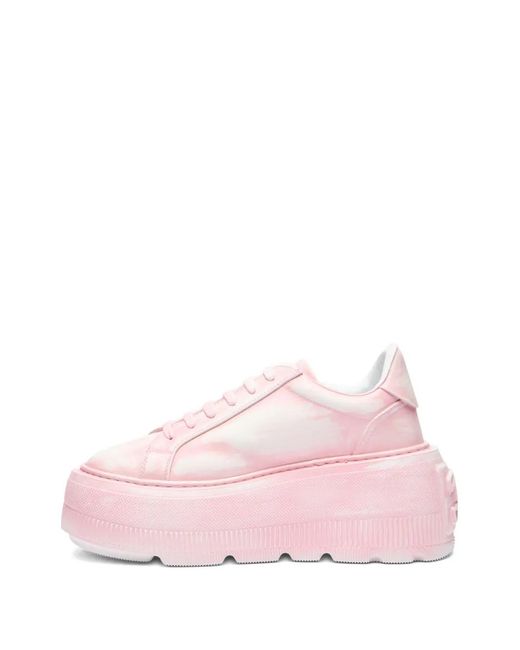 Casadei Pink Nexus Painting Sneaker