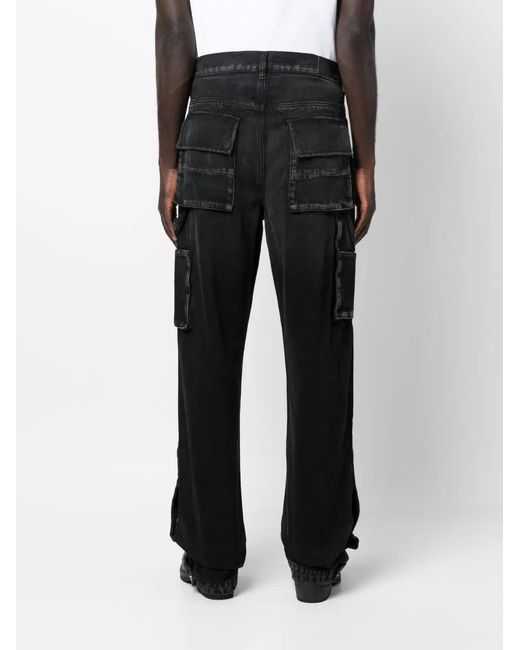 Amiri Blue Stack Workman Straight-Leg Jeans for men